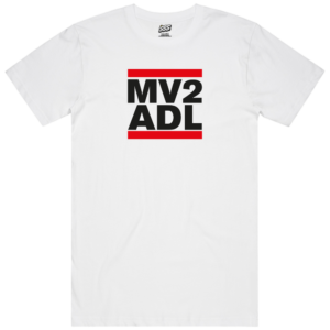 MV2 Tee Logo White