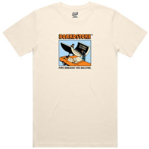Boardstore Tee Pipe Dreams Ecru