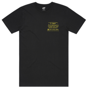 Kingpin Skate Supply Tee Takeaway Black