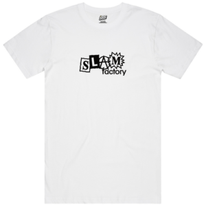 Slam Factory Tee Logo White