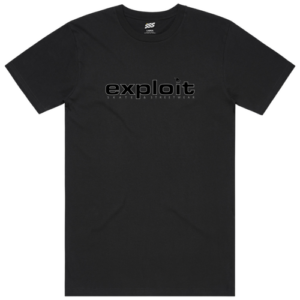Exploit Skateboarding Logo Black